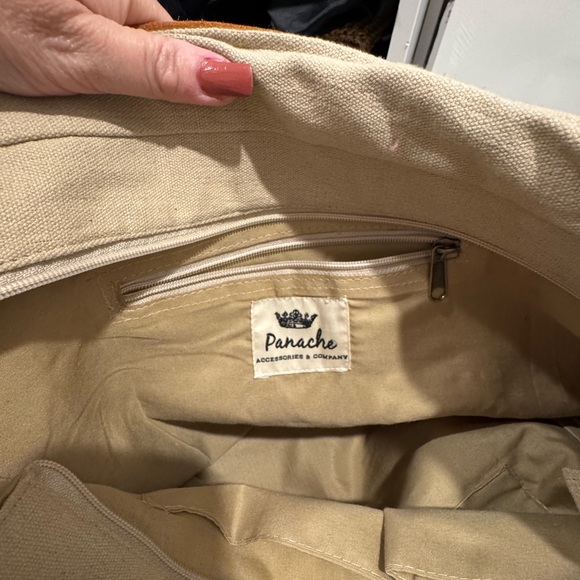 Beige knit tote - Picture 4 of 4